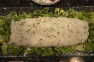 Arctic Char with Daikon scales